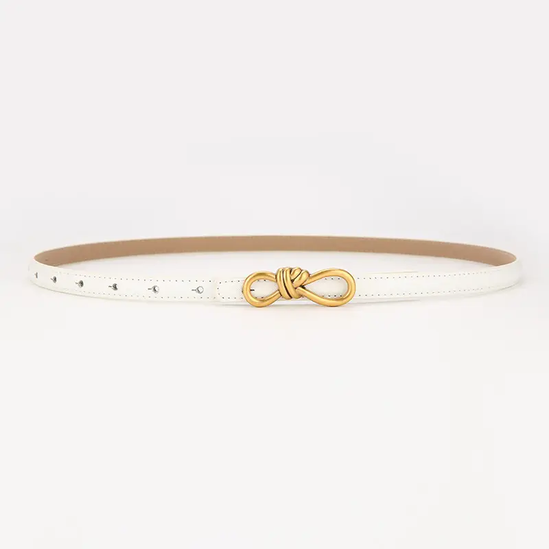 2025 Bow Genuine Leather Belt Women's Small