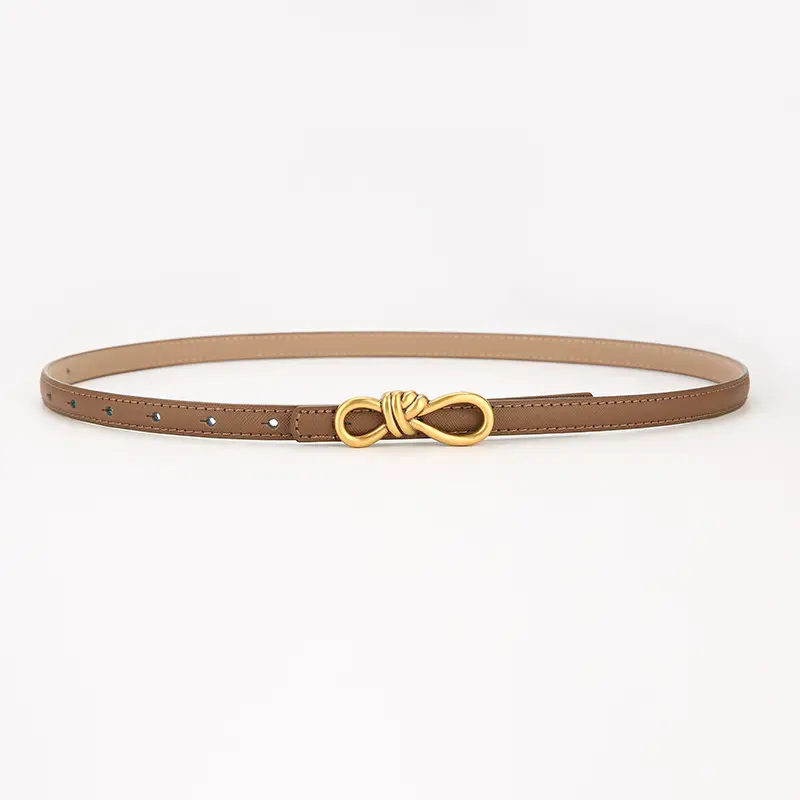 2025 Bow Genuine Leather Belt Women's Small