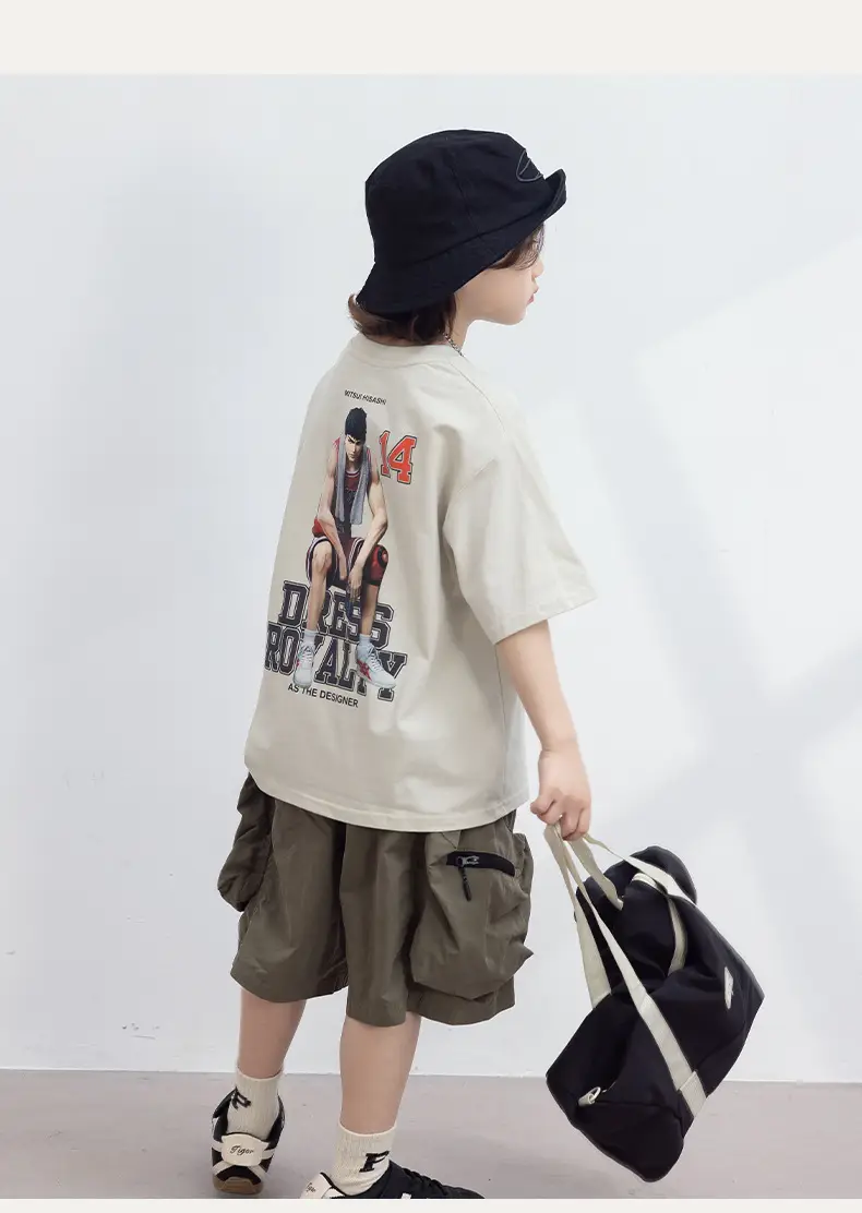 Boys T-Shirt Summer 2026 Kids Cotton Half Sleeve — feature 10