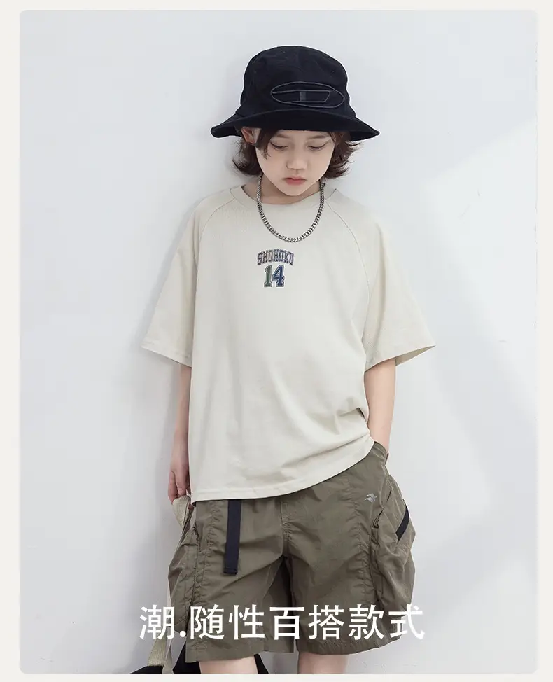 Boys T-Shirt Summer 2026 Kids Cotton Half Sleeve — feature 2
