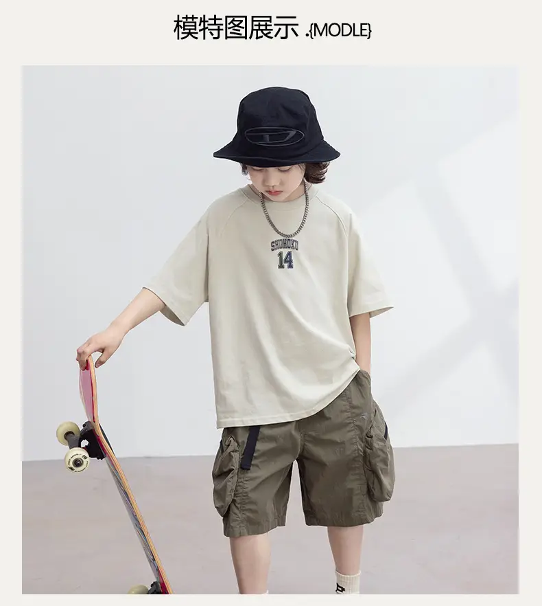 Boys T-Shirt Summer 2026 Kids Cotton Half Sleeve — feature 5