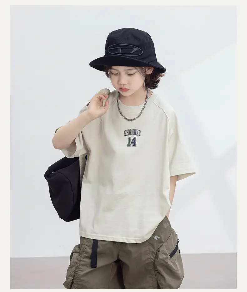 Boys T-Shirt Summer 2026 Kids Cotton Half Sleeve — feature 6