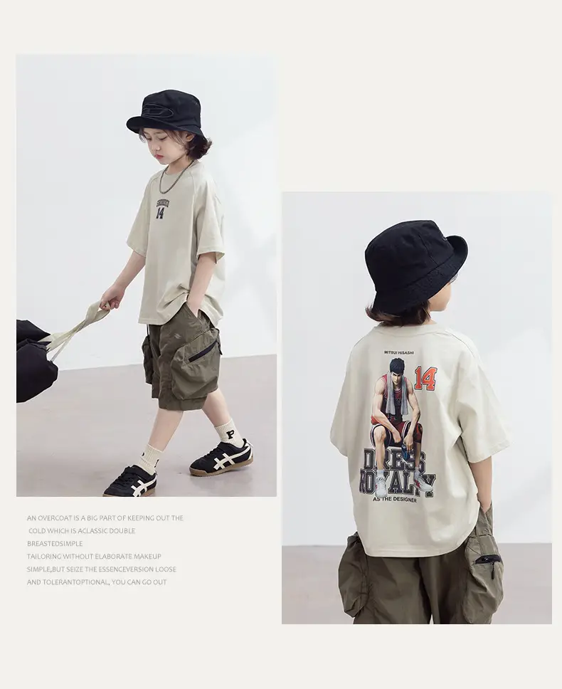 Boys T-Shirt Summer 2026 Kids Cotton Half Sleeve — feature 7