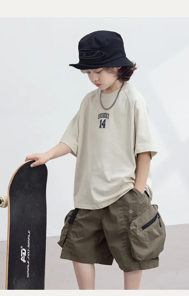 Boys T-Shirt Summer 2026 Kids Cotton Half Sleeve — feature 9