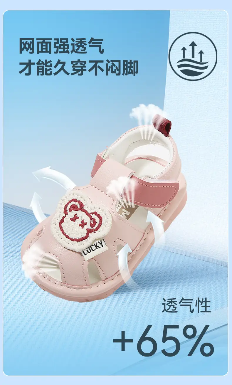 Summer new baby sandals soft bottom toddler 0 1-2 years old male baby shoes children call shoes girls non-slip — feature 14