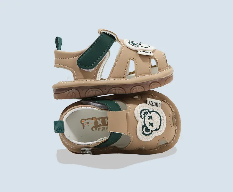 Summer new baby sandals soft bottom toddler 0 1-2 years old male baby shoes children call shoes girls non-slip — feature 28