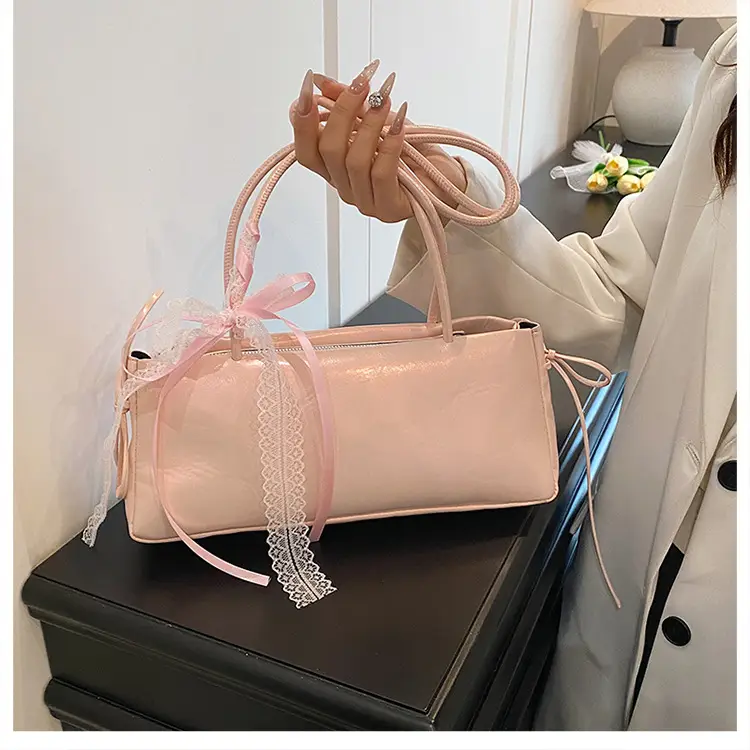 White Bow Shoulder Bag for Women 2025 — feature 13