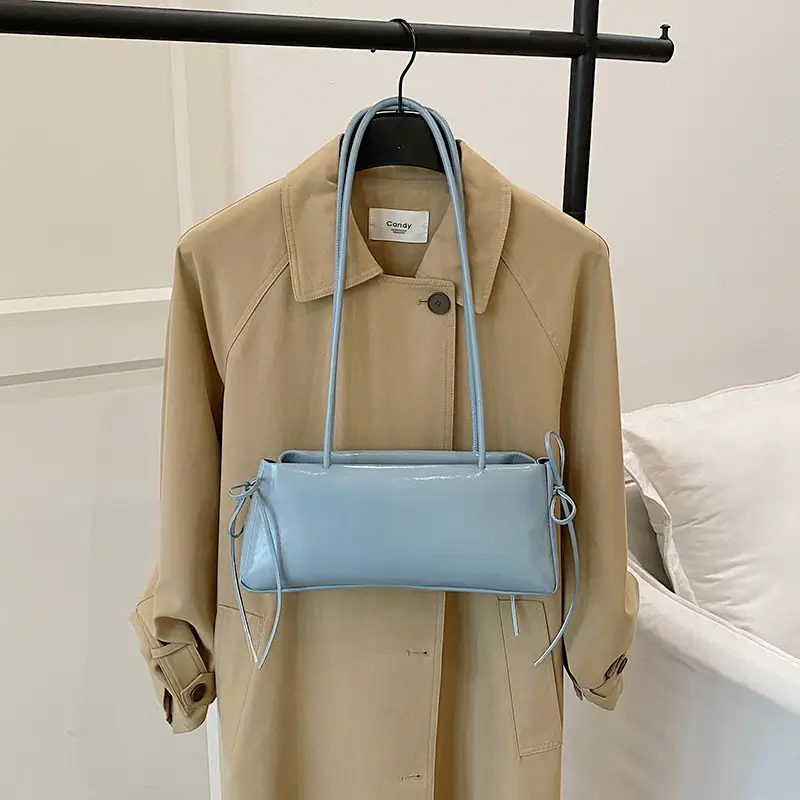 White Bow Shoulder Bag for Women 2025