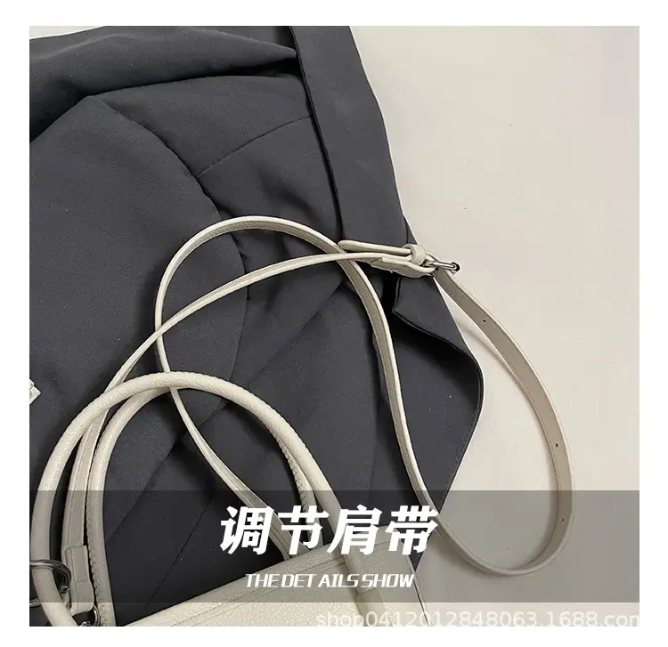 Beige Soft Leather One-Shoulder Crossbody Bag for Women — feature 12