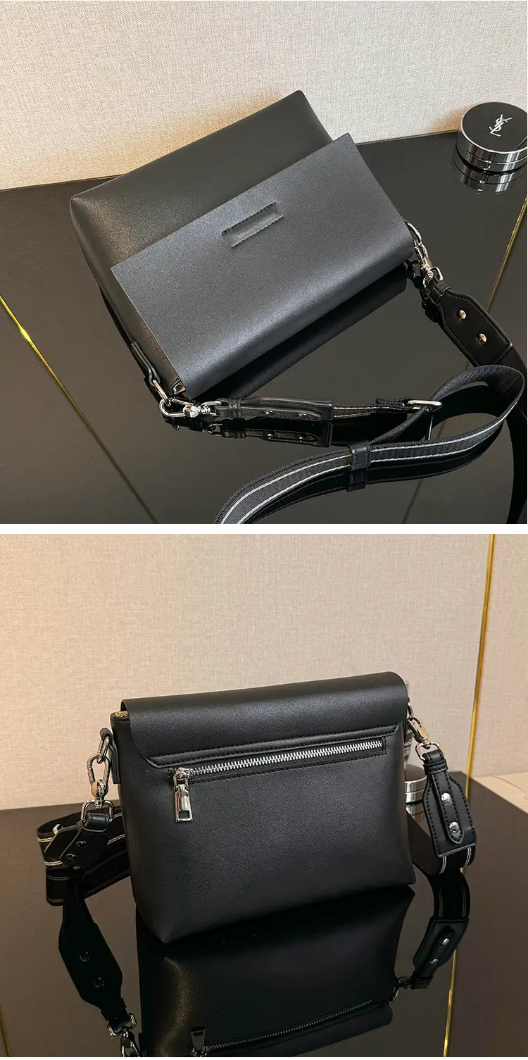 Black Leather Crossbody Bag for Women 2025 New Style — feature 12