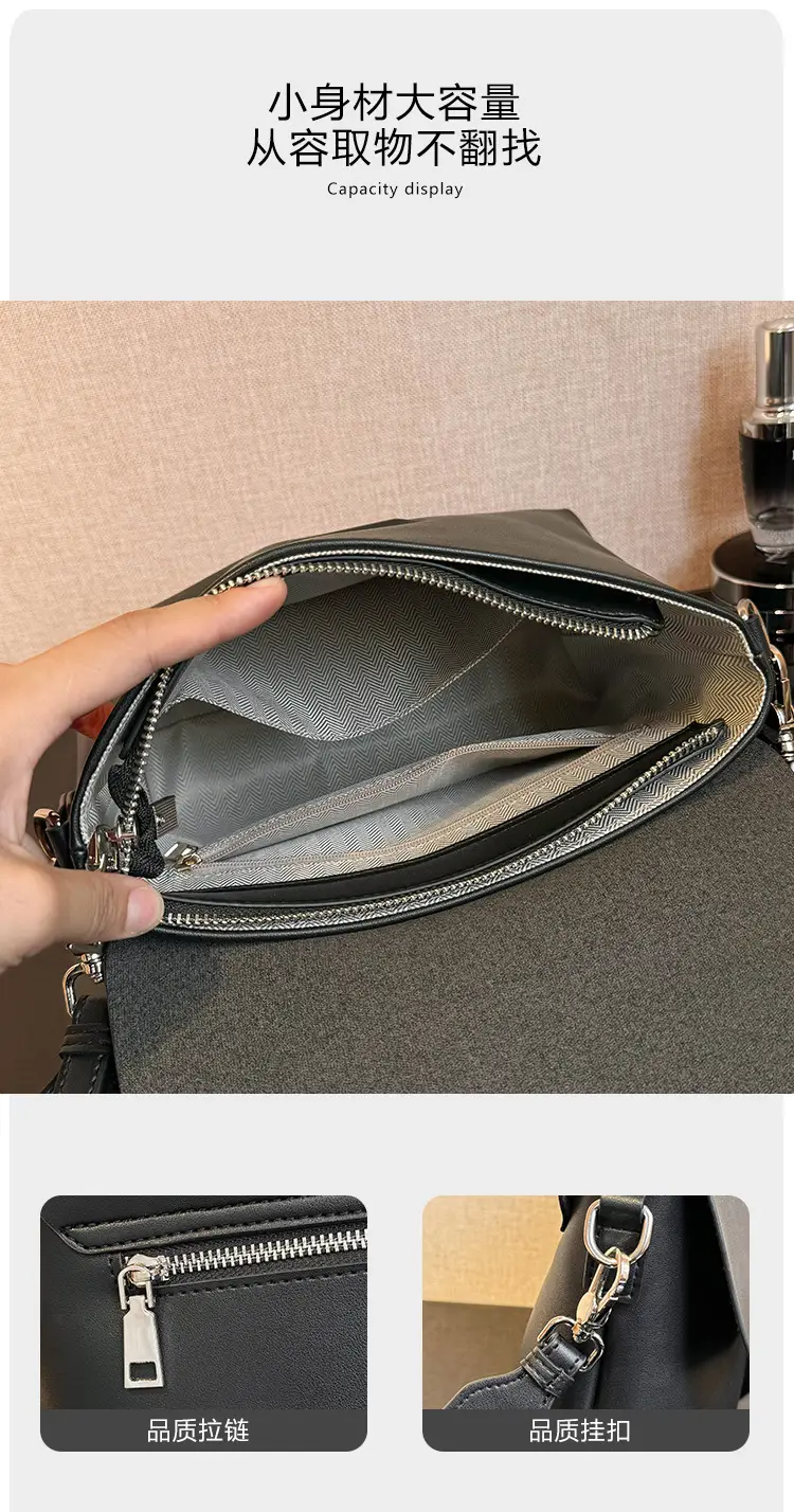 Black Leather Crossbody Bag for Women 2025 New Style — feature 16