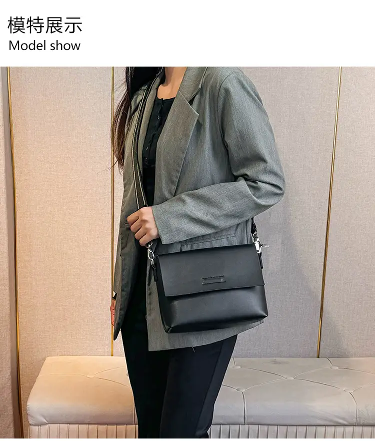 Black Leather Crossbody Bag for Women 2025 New Style — feature 5