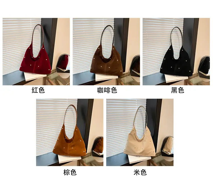 2025 Women's Beige Pearl Embellished Shoulder Bag — feature 2