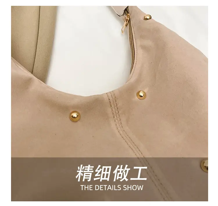 2025 Women's Beige Pearl Embellished Shoulder Bag — feature 5