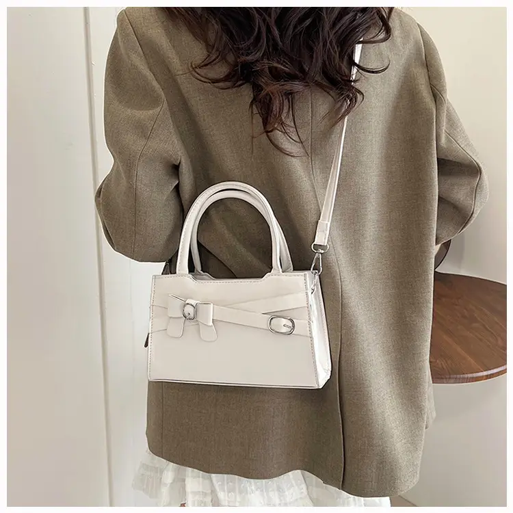 Women's Black Textured Shoulder Crossbody Bag — feature 13