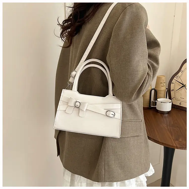 Women's Black Textured Shoulder Crossbody Bag — feature 14