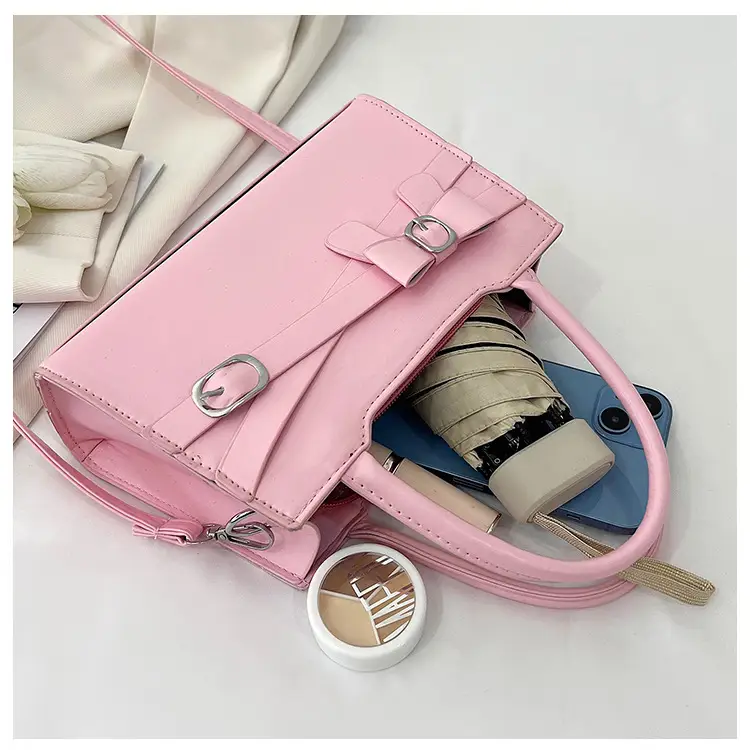 Women's Black Textured Shoulder Crossbody Bag — feature 5