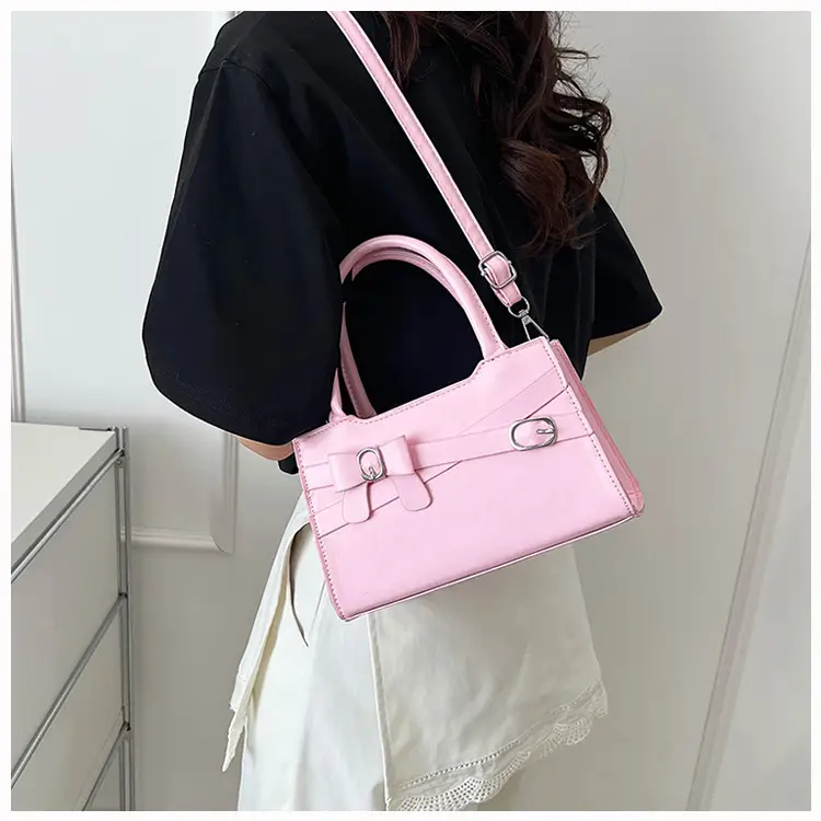Women's Black Textured Shoulder Crossbody Bag — feature 9
