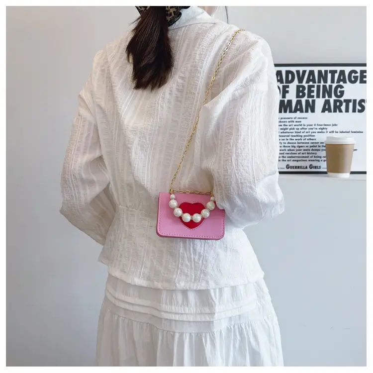 Korean Style Love Heart Crossbody Bag for Girls Girls — feature 14