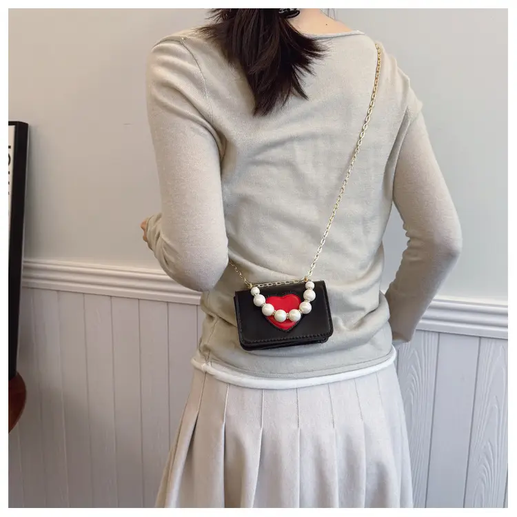 Korean Style Love Heart Crossbody Bag for Girls Girls — feature 23