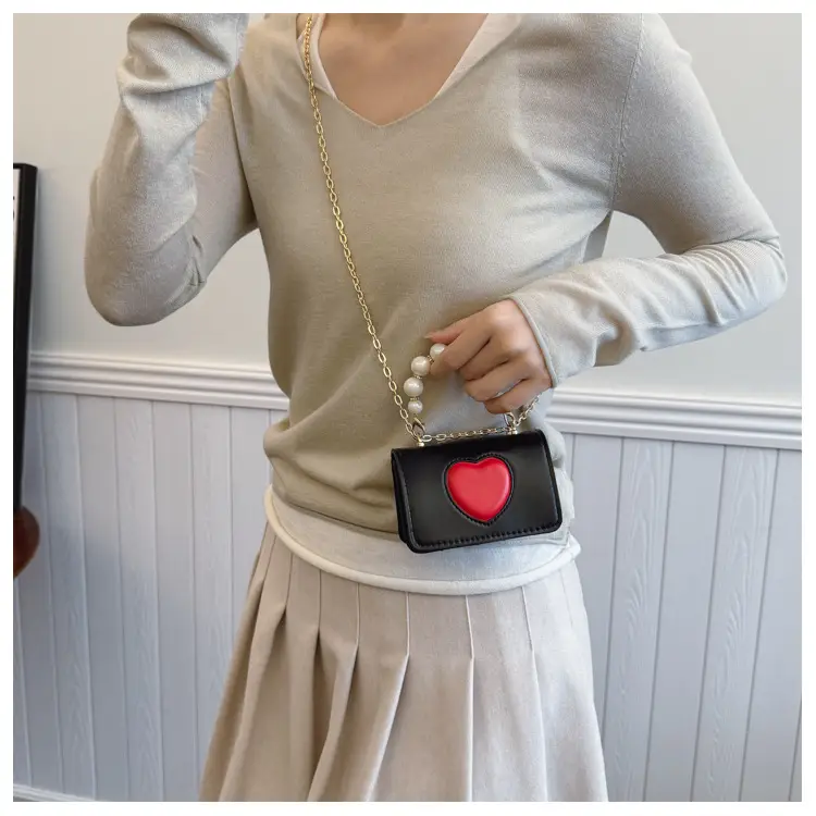 Korean Style Love Heart Crossbody Bag for Girls Girls — feature 24