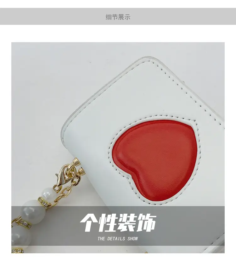 Korean Style Love Heart Crossbody Bag for Girls Girls — feature 3