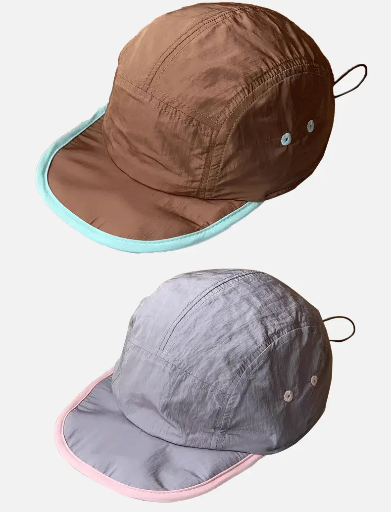 Waterproof Camping Hat Grey Purple Lightweight Breathable — feature 12
