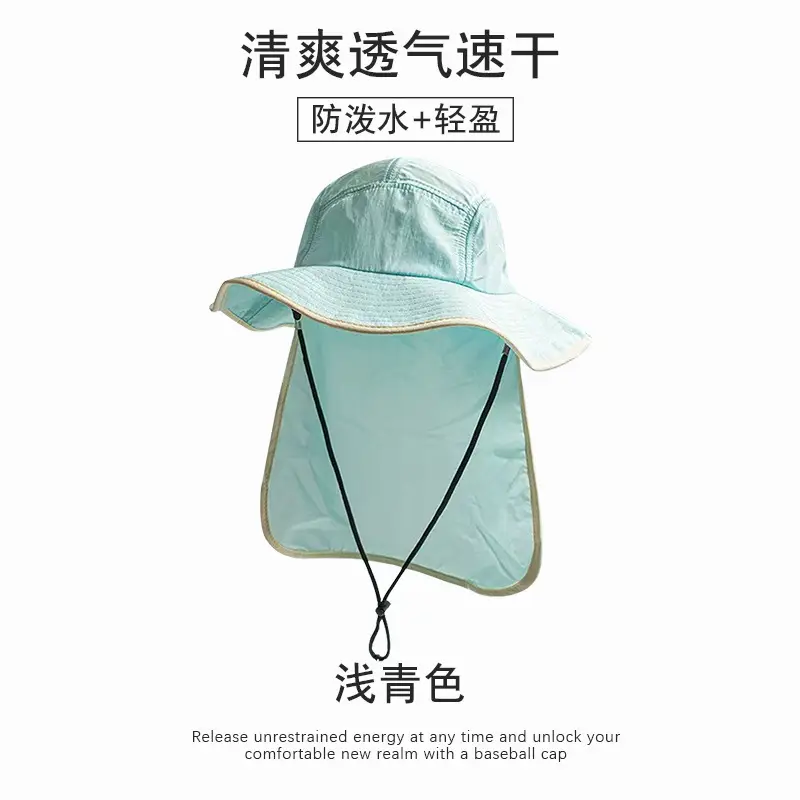 Waterproof Camping Hat Grey Purple Lightweight Breathable - Image 6