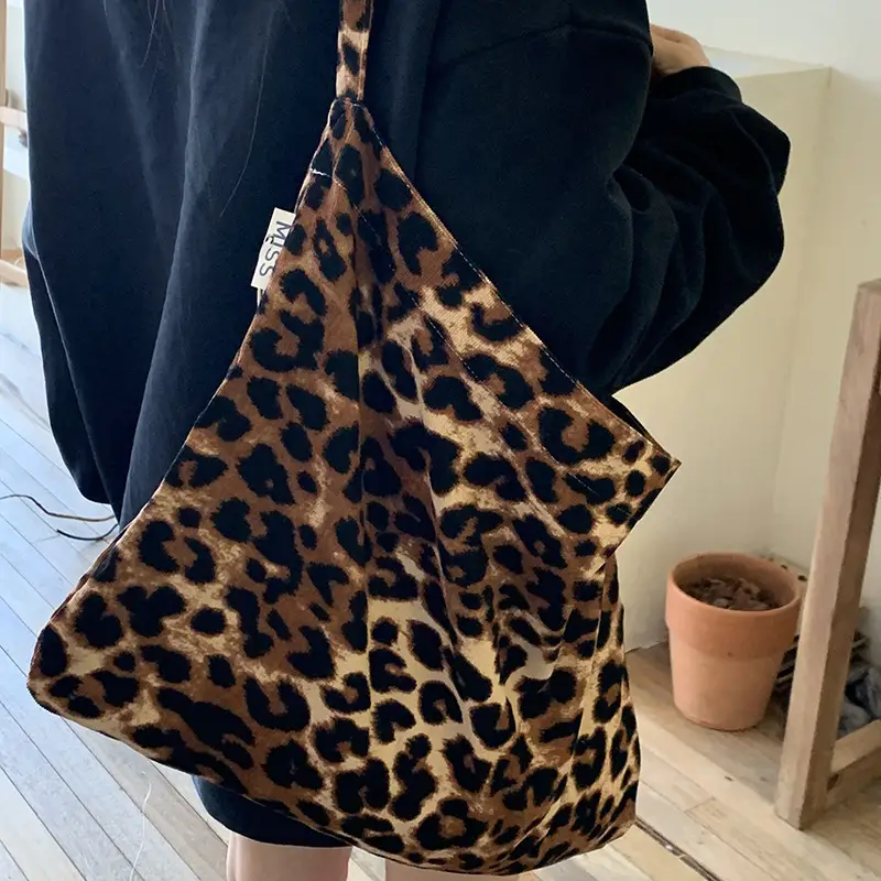 Women's Leopard Print Crossbody Bags Large Capacity