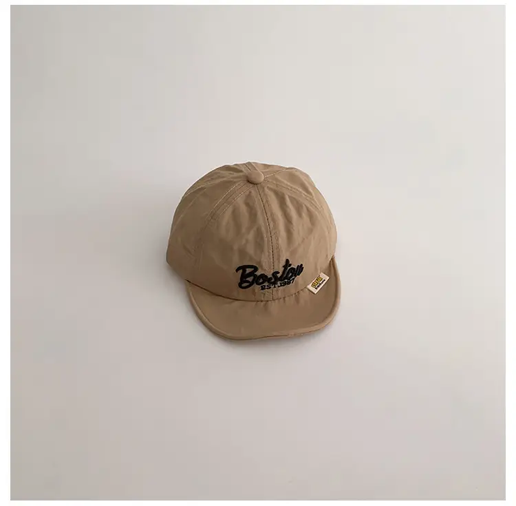Baby Cap Spring Summer Thin Quick-Drying Sunshade Sunscreen Cap Korean Letter Travel Baseball Cap — feature 10