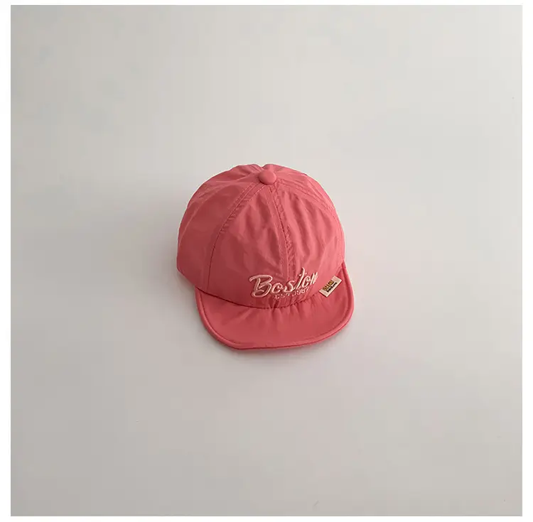 Baby Cap Spring Summer Thin Quick-Drying Sunshade Sunscreen Cap Korean Letter Travel Baseball Cap — feature 11