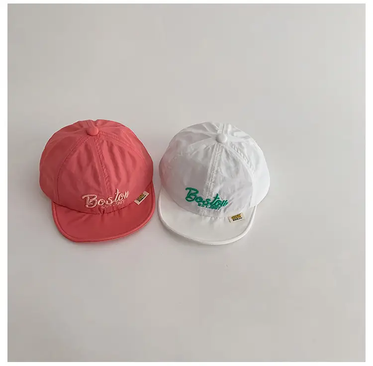 Baby Cap Spring Summer Thin Quick-Drying Sunshade Sunscreen Cap Korean Letter Travel Baseball Cap — feature 4