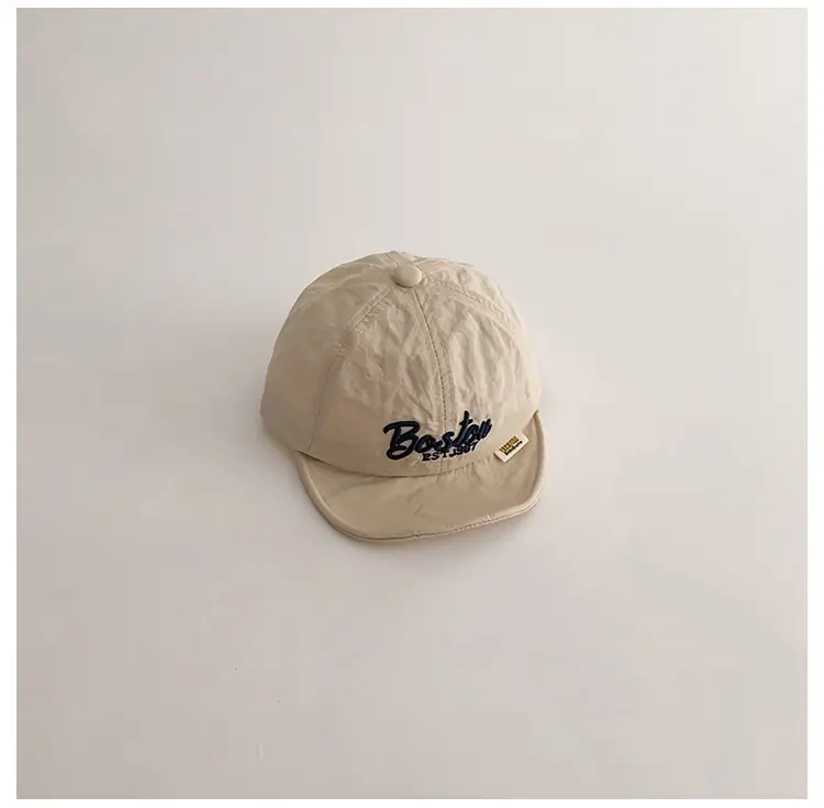 Baby Cap Spring Summer Thin Quick-Drying Sunshade Sunscreen Cap Korean Letter Travel Baseball Cap — feature 8