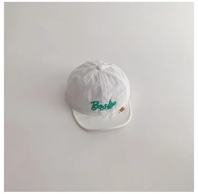 Baby Cap Spring Summer Thin Quick-Drying Sunshade Sunscreen Cap Korean Letter Travel Baseball Cap — feature 9