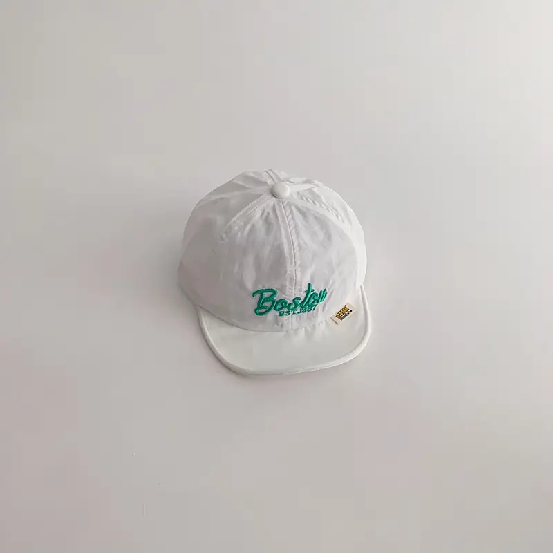 Baby Cap Spring Summer Thin Quick-Drying Sunshade Sunscreen Cap Korean Letter Travel Baseball Cap - Image 2