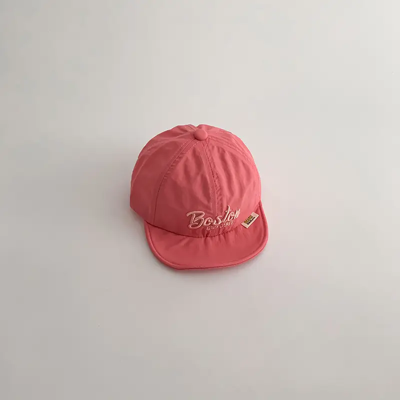 Baby Cap Spring Summer Thin Quick-Drying Sunshade Sunscreen Cap Korean Letter Travel Baseball Cap - Image 3