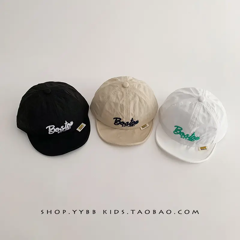Baby Cap Spring Autumn Sunshade Cap Korean Letter Travel - Image 7