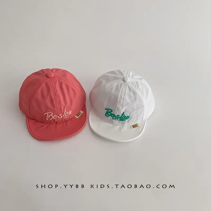 Baby Cap Spring Autumn Sunshade Cap Korean Letter Travel - Image 9