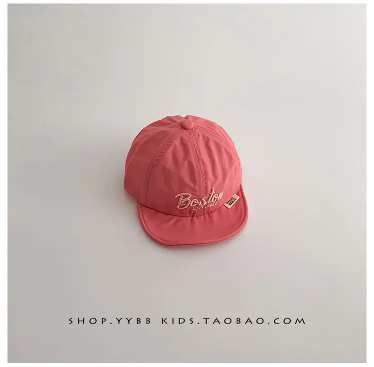 Baby Cap Spring Autumn Sunshade Cap Korean Letter Travel — feature 15
