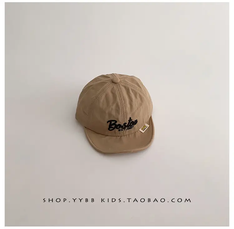 Baby Cap Spring Autumn Sunshade Cap Korean Letter Travel — feature 16
