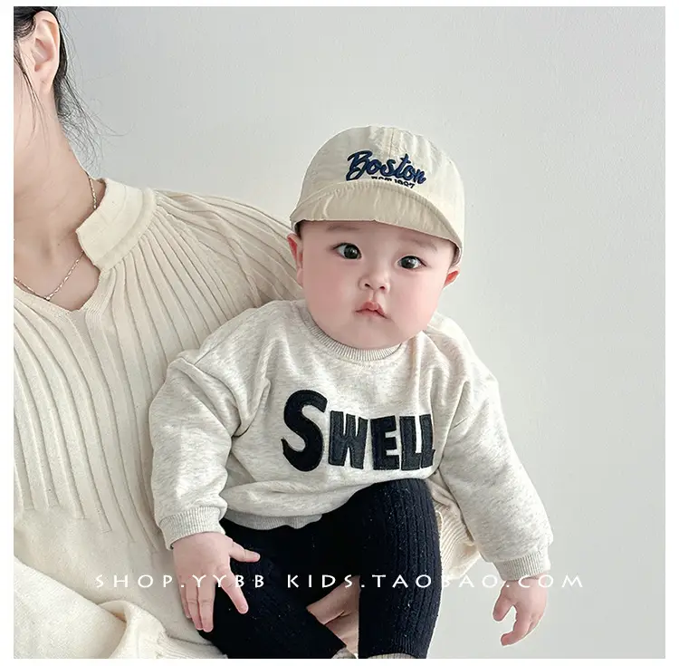 Baby Cap Spring Autumn Sunshade Cap Korean Letter Travel — feature 2