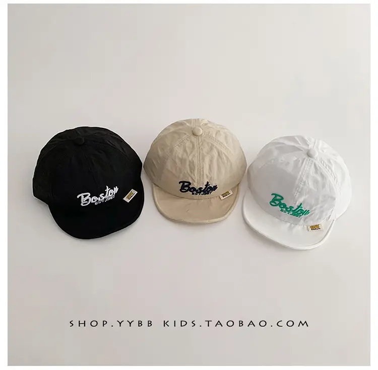 Baby Cap Spring Autumn Sunshade Cap Korean Letter Travel — feature 7