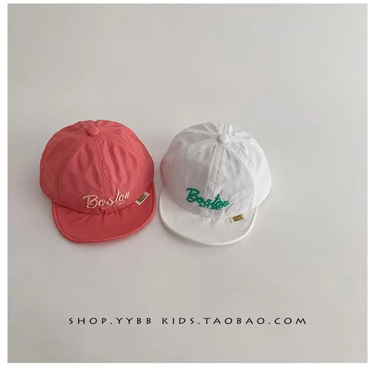 Baby Cap Spring Autumn Sunshade Cap Korean Letter Travel — feature 9
