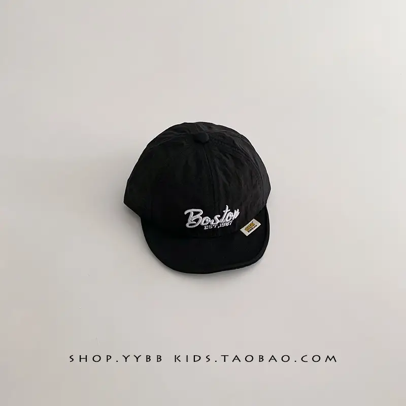 Baby Cap Spring Autumn Sunshade Cap Korean Letter Travel - Image 4
