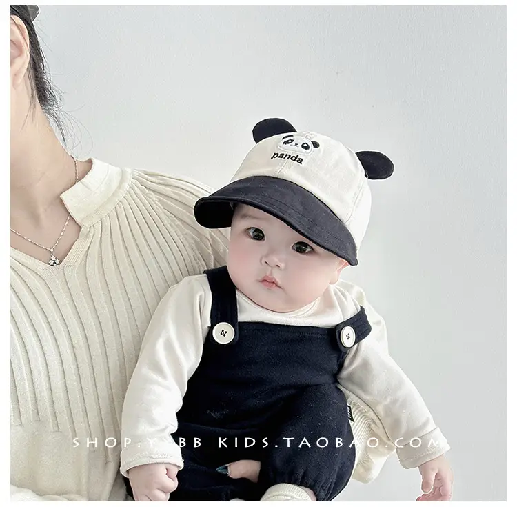 Cute Panda Baseball Cap for Kids Summer Sunscreen — feature 2