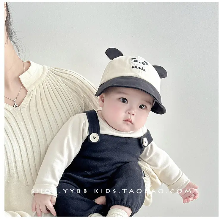 Cute Panda Baseball Cap for Kids Summer Sunscreen — feature 3