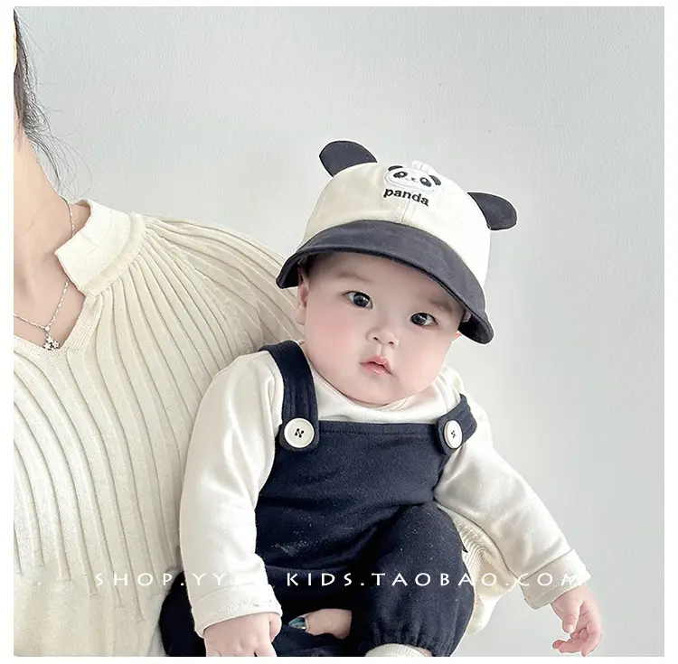 Cute Panda Baseball Cap for Kids Summer Sunscreen — feature 4