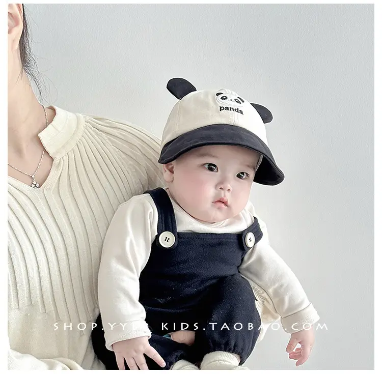 Cute Panda Baseball Cap for Kids Summer Sunscreen — feature 5