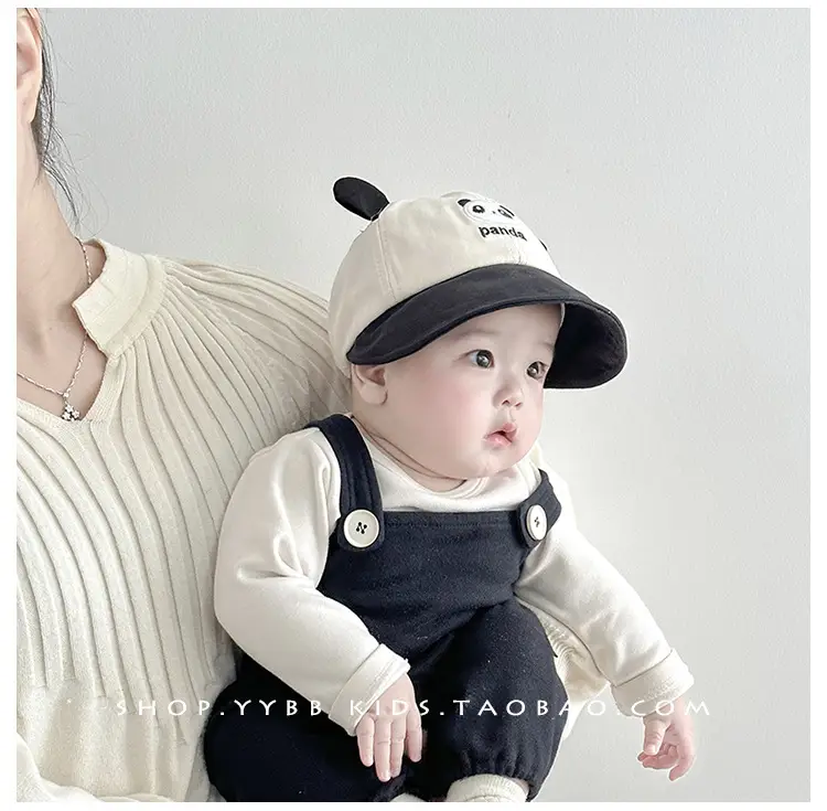 Cute Panda Baseball Cap for Kids Summer Sunscreen — feature 6