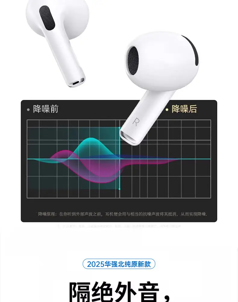 New Wireless Bluetooth Earphones, True Wireless Huaqiangbei Top-Of-The-Line Seventh-Generation Long-Lasting Noise-Cancelling In-Ear Earphones — feature 9